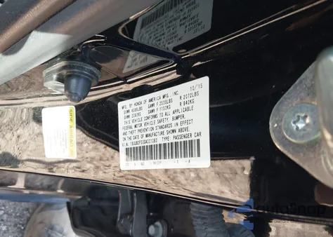 2016 Acura Tlx V6 Tech из США, поврежденный, VIN 19UUB2F5OGA001083